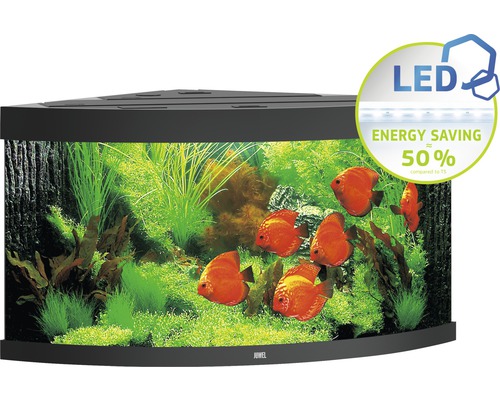 Aquarium JUWEL Trigon 350 mit LED-Beleuchtung, Filter, Heizer ohne Unterschrank schwarz