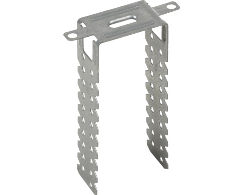 Knauf Direktabhänger 125 mm für Holzlatten 50 mm Pack = 100 St Metallischer Träger zur Befestigung und Unterstützung von Bauteilen