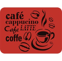 Dekorschablone DXL-323 Cafe 56 x 43 cm-thumb-0 Dekorschablone DXL-323 Cafe 56 x 43 cm-thumb-0