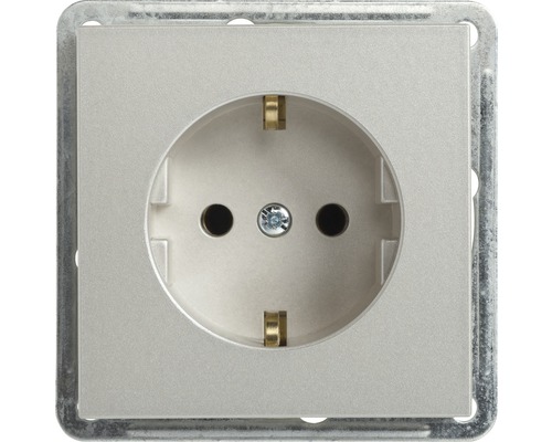 ROTH LANGE 53878 Steckdose Primo aluprimo Steckdose mit quadratischer Abdeckung