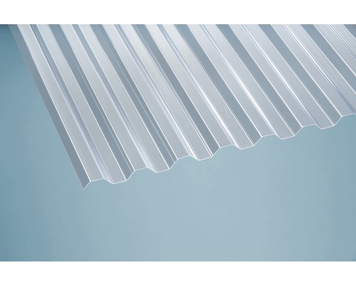 Transparente Wellplatte zur Dachdeckung