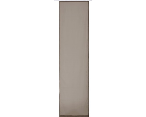 Schiebegardine Feel Good Uni braun 60x245 cm