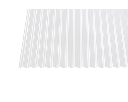 PVC Wellplatte Micro-Sinus 32/8 klar 2000 mm x 750 mm x 0,7 mm Trapezblech zur Dachdeckung