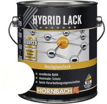 HORNBACH Buntlack Hybridlack Möbellack glänzend glacierweiß 2 l-thumb-0