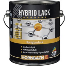 HORNBACH Buntlack Hybridlack Möbellack glänzend RAL 9010 reinweiß 2 l-thumb-2