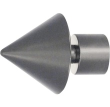 Endstück cone-classic für Carpi edelstahl-optik Ø 16 mm 2 Stk.