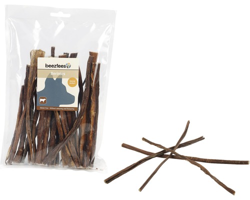 Hundesnack beeztees Berninis Rinderdarm 200 g Kauartikel Beetztees Berinies Hundesnacks im durchsichtigen Beutel, glutenfrei und ohne Farb- und Geschmacksstoffe
