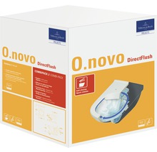 Villeroy & Boch WC-Set O.novo DirectFlush offener Spülrand weiß 5660HRR1 mit Beschichtung-thumb-1