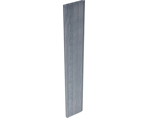 Einzelprofil GroJa Flex 180 x 15 cm steingrau Nut- und Federbrett aus Kunststoff
