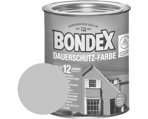Farbeimer mit Bondex Dauerschutz-Farbe