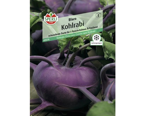 Kohlrabi 'Blaro' Sperli Gemüsesamen