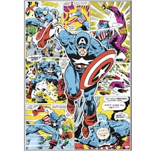 Leinwandbild Marvel Captain America Hero 50x70 cm-thumb-0