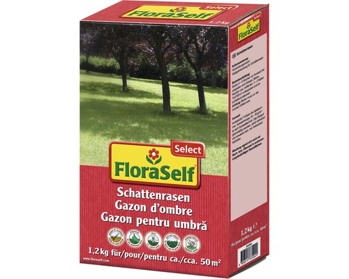 Rasensamen FloraSelf Select Schatten 1,2 kg 50 m²-0