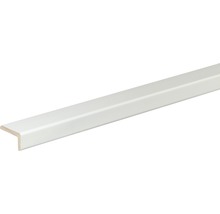 Winkelleiste Buche weiß lackiert 19x33x2400 mm