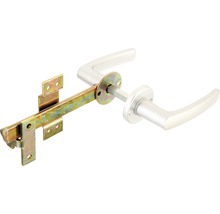 Flechtzaun-Einzeltorverschluss gelb verzinkt 170 mm