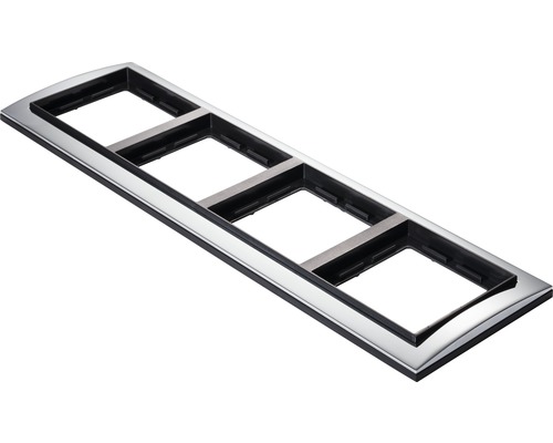 Vierfachrahmen für Schalter und Steckdosen