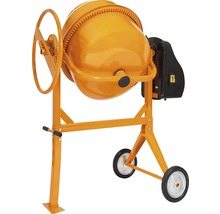 Betonmischer mit Trommel und Fahrwerk