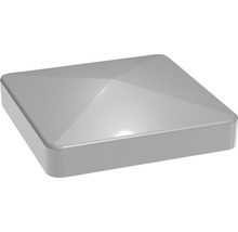 Pfostenkappe GroJa Flex & Lumino 7 x 7 cm silbergrau