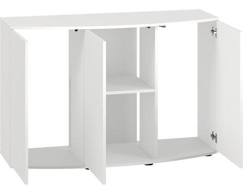 Aquariumunterschrank mit Türen und Regalen