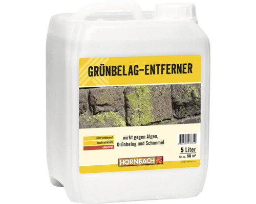 Kanister Grünbelagentferner, 5 Liter, für circa 50 Quadratmeter Kanister Grünbelagentferner, 5 Liter, für circa 50 Quadratmeter