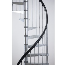 Pertura Spindeltreppe Sania Lochblech feuerverzinkt Ø 185 cm Grau 14 Stufen 15 Steigungen-thumb-3