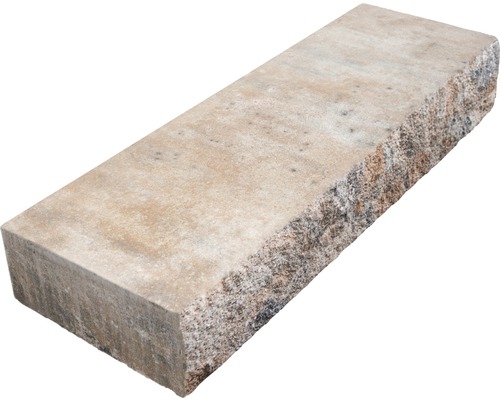 Beton Blockstufe iStep Passion muschelkalk 100 x 34,5 x 15 cm