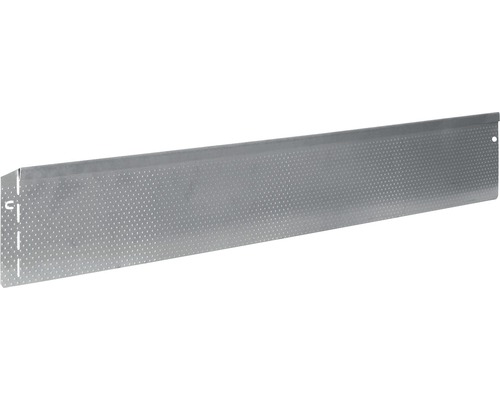 Rasenkante Noppenstruktur 118 cm x 13 cm Gelochte Metallabdeckung zur Befestigung an einem Regal