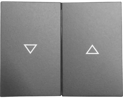 Berker 14357106 Wippe Jalousie 2-fach mit Aufdruck Symbol Pfeil K1 anthrazit matt Berker 14357106 Wippe Jalousie 2-fach mit Aufdruck Symbol Pfeil K1 anthrazit matt