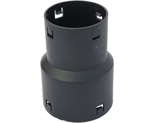 Pipelife Reduzierstück für Drainagerohr Kunststoff rund schwarz NW 100/80 mm