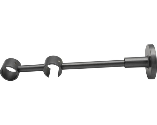 Wandträger wire track 2-läufig für Rivoli anthrazit Ø 20 mm 20 cm lang
