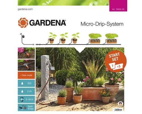 | GARDENA Set Start Pflanztöpfe Bewässerungsset HORNBACH Micro-Drip