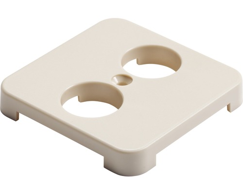 Kunststoff Abdeckplatte mit zwei Öffnungen