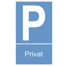 Schild "Privatparkplatz" 150x250 mm-thumb-0