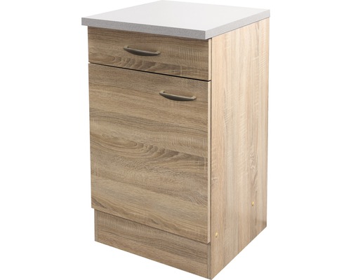 sonoma Unterschrank HORNBACH Breite 50 Well Flex | Oslo eiche cm