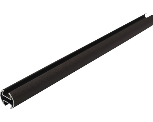 Gardinenstange mit Innenlauf II Cornwall rost 160 cm Ø 20 mm Aluminiumprofil für Innenausbau