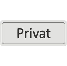 Türschild "Privat" selbstklebend 45x120 mm-thumb-0
