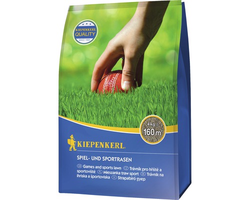 Rasensamen Kiepenkerl Sport- und Spielrasen 4 kg 160 m² Kiepenkerl Spiel- und Sportrasen, 4 Kilogramm Packung