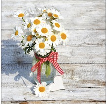 Glasbild Marguerite I 20x20 cm GLA1283