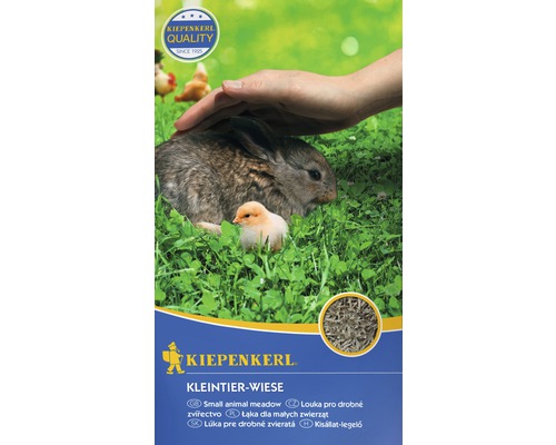 Grünlandsamen Kiepenkerl Kleintier-Wiese 10 kg 400 m² Kiepenkerl Kleintier-Wiese Packung mit Abbildung eines Kaninchens und eines Kükens