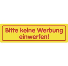 PVC-Aufkleber - BITTE KEINE WERBUNG 