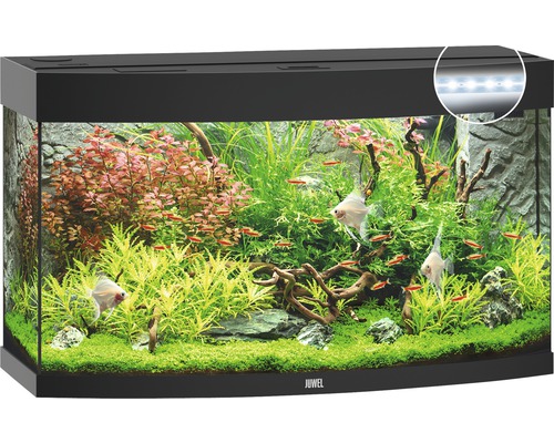 Aquarium JUWEL Vision 180 mit LED-Beleuchtung, Heizer, Filter ohne Unterschrank schwarz