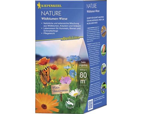 Blumenwiesensamen Kiepenkerl P.L.Nature Wildblumen-Wiese 0,5 kg 80 m²