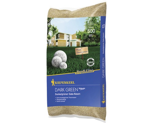 Rasensamen Kiepenkerl Dunkelgrüner Gala-Rasen 10 kg 500 m² Kiepenkerl Dark Green Gala-Rasen Saatgutpackung