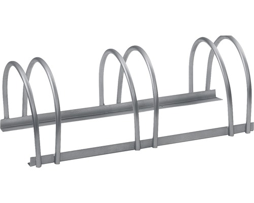 Fahrradständer für 3 Räder, L 70 x T 30 x H 25,5 cm, feuerverzinkt Fahrradständer für drei Fahrräder