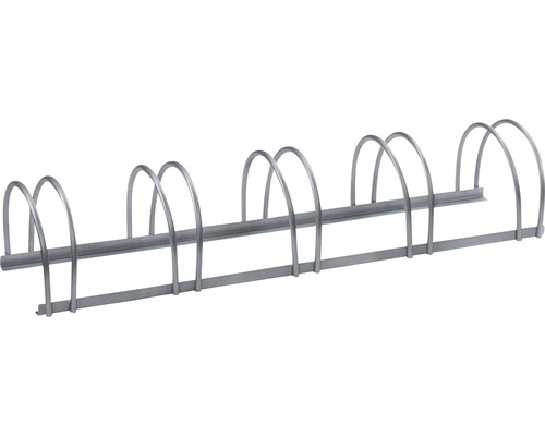 Fahrradständer für 5 Räder, L 130 x T 30 x H 25,5 cm, feuerverzinkt Fahrradständer für fünf Fahrräder aus Metall