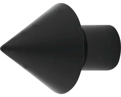Endstück cone-classic für Rivoli schwarz Ø 20 mm 2 Stk.
