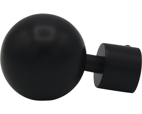 Endstück ball-classic für Rivoli schwarz Ø 20 mm 2 Stk.