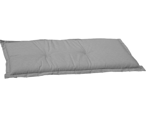 Graues Sitzkissen mit Knöpfen
