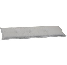 Graues Bankkissen mit Knöpfen