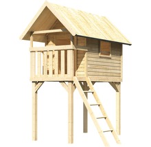 Spielhaus aus Holz mit Leiter